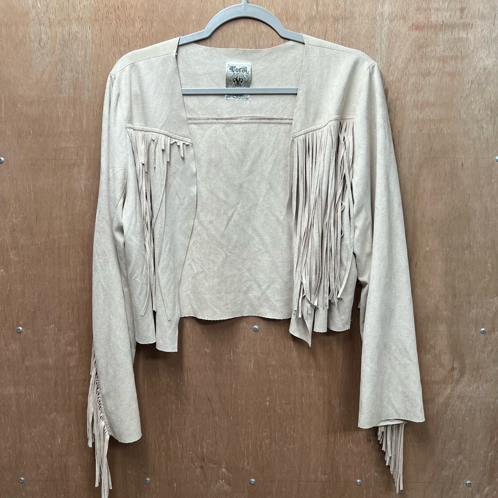 Cropped Cowgirl Fringe Jacket